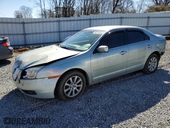 ✅ 2006 Mercury Milan • VIN: 3MEHM07186R623136 • Lot: 46318985. Listed on Copart with 169,083 mi. Free auction sales archive from the USA and detailed vehicle history report at DreamBid. Image 1.