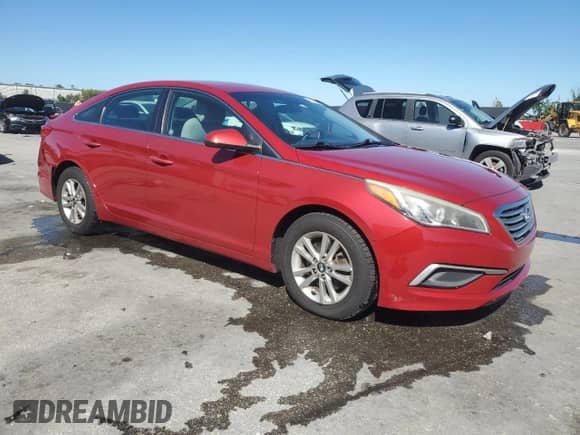2017 Hyundai Sonata SE with VIN 5NPE24AF8HH570109, listed as a Copart auction lot 90131365 with 112,295 mi miles and Salvage title. Bid and sale history available at DreamBid. Image 4.