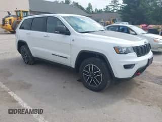 2021 Jeep Grand Cherokee Trailhawk with VIN 1C4RJFLG6MC549819, listed as a IAAI auction lot 42717119 with 39,566 mi miles and . Bid and sale history available at DreamBid. Image 1.