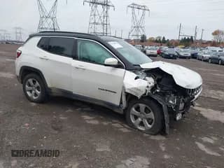 ✅ 2018 Jeep Compass Latitude • VIN: 3C4NJDBB6JT246497 • Lot: 43748916. Wystawiony na IAAI z przebiegiem 94 354 mil. Bezpłatny archiwum sprzedaży aukcyjnych z USA i szczegółowy raport historii pojazdu na DreamBid. Zdjęcie 1.