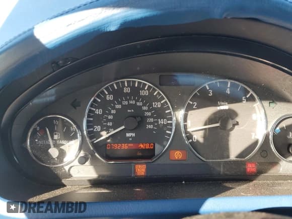 ✅ 2001 BMW Z3 3.0 • VIN: WBACN53421LL46140 • Лот: 85866095. Опубликован ранее на Copart с пробегом 79 236 миль. Бесплатный доступ к архиву аукционных продаж из США и подробный отчёт об истории автомобиля на DreamBid. Изображение 9.