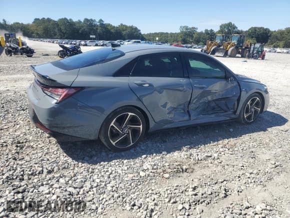 ✅ 2022 Hyundai Elantra N Line • VIN: KMHLR4AF6NU303762 • Lot: 84449665. Listed on Copart with 67,472 mi. Free auction sales archive from the USA and detailed vehicle history report at DreamBid. Image 3.