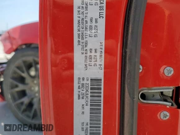 ✅ 2018 Dodge Charger R/T Scat Pack • VIN: 2C3CDXGJ8JH114144 • Lot: 65472015. Listed on Copart with 142,537 mi. Free auction sales archive from the USA and detailed vehicle history report at DreamBid. Image 12.