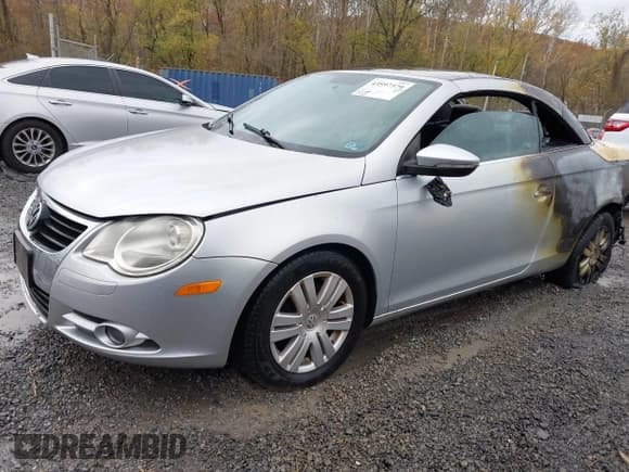✅ 2009 Volkswagen Eos Komfort • VIN: WVWBA71F79V003947 • Лот: 43597379. Опубликован ранее на IAAI с пробегом 87 446 миль. Бесплатный доступ к архиву аукционных продаж из США и подробный отчёт об истории автомобиля на DreamBid. Изображение 2.