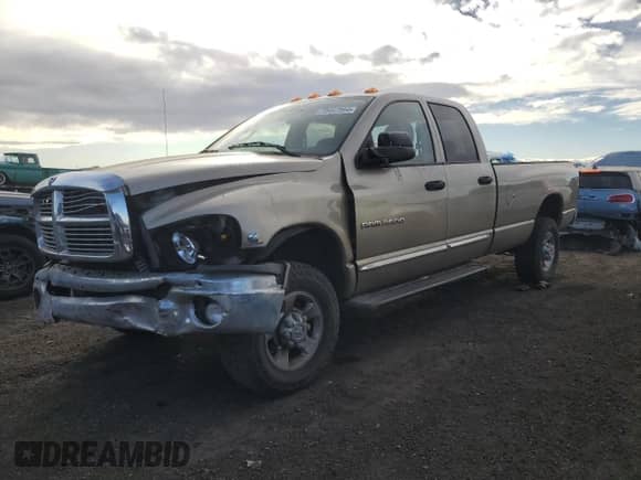 2005 Dodge 3500 SLT с VIN 3D7LS38C15G711223, выставлен на аукционе Copart как лот 79497564 с пробегом 72 585 миль миль и Списание • Salvage title. История ставок и продаж доступна на DreamBid. Изображение 1.