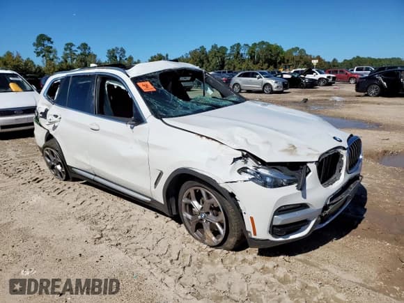 ✅ 2021 BMW X3 sDrive30i • VIN: 5UXTY3C0XM9F91525 • Lot: 90696495. Listed on Copart with 50,122 mi. Free auction sales archive from the USA and detailed vehicle history report at DreamBid. Image 4.