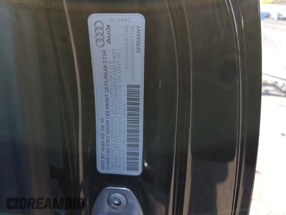 ✅ 2011 Audi S5 Premium Plus • VIN: WAUCGAFH3BN001156 • Lot: 75339654. Wystawiony na Copart z przebiegiem 160 557 mil. Bezpłatny archiwum sprzedaży aukcyjnych z USA i szczegółowy raport historii pojazdu na DreamBid. Zdjęcie 15.