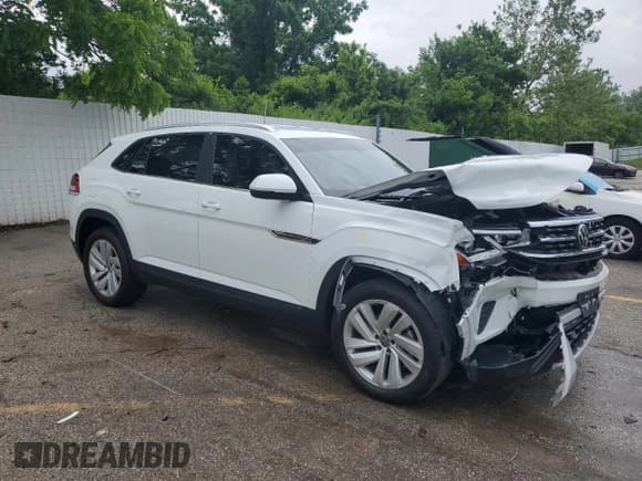 ✅ 2023 Volkswagen Atlas SE • VIN: 1V2HE2CA5PC204949 • Lot: 59323505. Wystawiony na Copart z przebiegiem 17 689 mil. Bezpłatny archiwum sprzedaży aukcyjnych z USA i szczegółowy raport historii pojazdu na DreamBid. Zdjęcie 4.