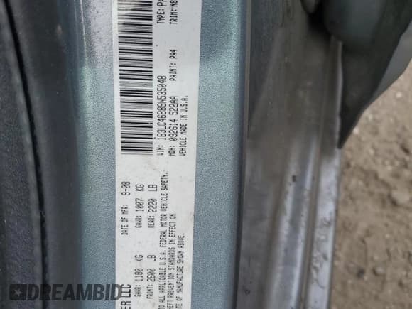 ✅ 2009 Dodge Avenger SE • VIN: 1B3LC46B89N535048 • Lot: 78823584. Wystawiony na Copart z przebiegiem 251 827 mil. Bezpłatny archiwum sprzedaży aukcyjnych z USA i szczegółowy raport historii pojazdu na DreamBid. Zdjęcie 12.