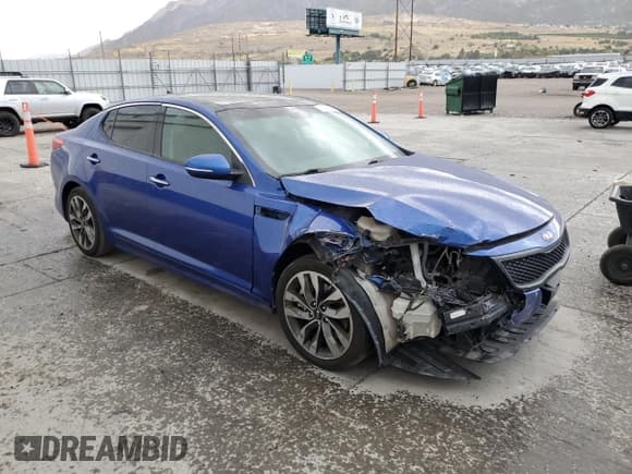 ✅ 2015 Kia Optima SX Turbo • VIN: 5XXGR4A66FG367734 • Lot: 81846275. Listed on Copart with Not provided. Free auction sales archive from the USA and detailed vehicle history report at DreamBid. Image 4.