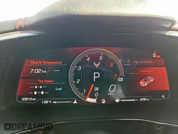 ✅ 2022 Chevrolet Corvette 1LT • VIN: 1G1YA2D48N5101847 • Lot: 60636575. Wystawiony na Copart z przebiegiem 33 510 mil. Bezpłatny archiwum sprzedaży aukcyjnych z USA i szczegółowy raport historii pojazdu na DreamBid. Zdjęcie 9.