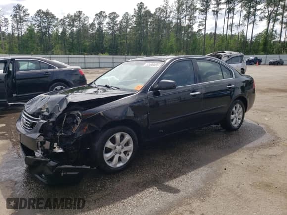 ✅ 2008 Kia Optima LX • VIN: KNAGE124185242961 • Лот: 53496455. Опубликован ранее на Copart с пробегом 153 700 миль. Бесплатный доступ к архиву аукционных продаж из США и подробный отчёт об истории автомобиля на DreamBid. Изображение 1.