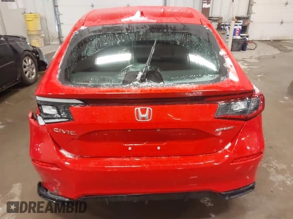 ✅ 2025 Honda Civic Sport • VIN: 19XFL2H84SE022763 • Lot: 43653465. Listed on IAAI with 9,161 mi. Free auction sales archive from the USA and detailed vehicle history report at DreamBid. Image 16.