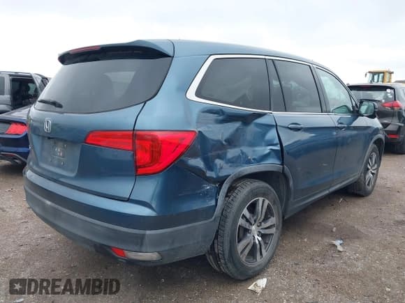 ✅ 2017 Honda Pilot EX-L • VIN: 5FNYF5H78HB013558 • Lot: 41555582. Listed on IAAI with 55,639 mi. Free auction sales archive from the USA and detailed vehicle history report at DreamBid. Image 6.