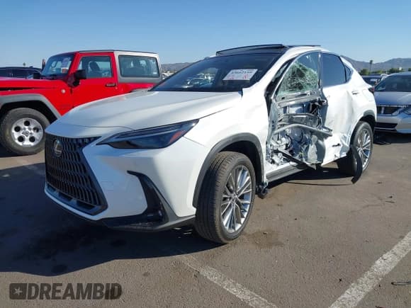 ✅ 2024 Lexus NX 350 Luxury • VIN: JTJHGCEZ0R2012039 • Lot: 43662159. Listed on IAAI with 10,536 mi. Free auction sales archive from the USA and detailed vehicle history report at DreamBid. Image 2.