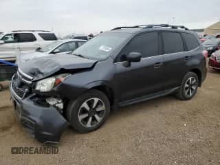 2018 Subaru Forester Limited with VIN JF2SJAJC1JH514206, listed as a Copart auction lot 71266565 with 91,863 mi miles and Salvage title. Bid and sale history available at DreamBid. Image 1.