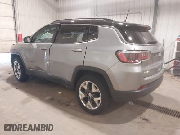 ✅ 2020 Jeep Compass Limited • VIN: 3C4NJDCB1LT222917 • Lot: 42719865. Listed on IAAI with 62,459 mi. Free auction sales archive from the USA and detailed vehicle history report at DreamBid. Image 3.