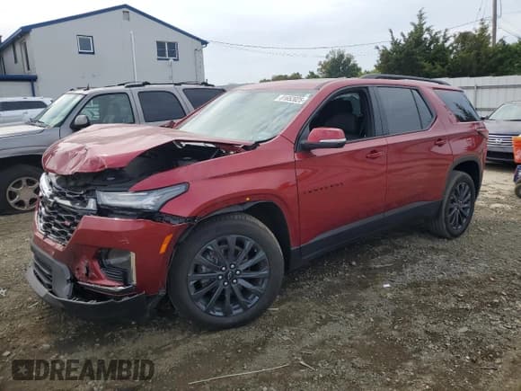 ✅ 2023 Chevrolet Traverse RS • VIN: 1GNEVJKW0PJ178436 • Lot: 81652025. Wystawiony na Copart z przebiegiem 32 461 mil. Bezpłatny archiwum sprzedaży aukcyjnych z USA i szczegółowy raport historii pojazdu na DreamBid. Zdjęcie 1.