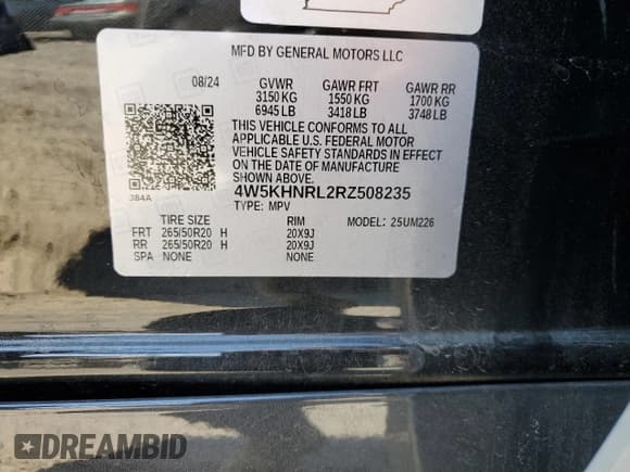 ✅ 2024 Acura ZDX w/A-Spec Package • VIN: 4W5KHNRL2RZ508235 • Лот: 80685575. Опубликован ранее на Copart с пробегом 10 303 миль. Бесплатный доступ к архиву аукционных продаж из США и подробный отчёт об истории автомобиля на DreamBid. Изображение 14.