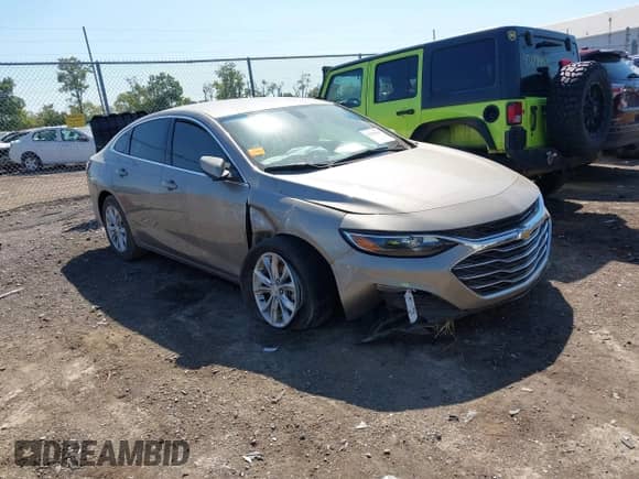 2022 Chevrolet Malibu LT with VIN 1G1ZD5ST7NF131035, listed as a IAAI auction lot 43150441 with 65,571 mi miles and . Bid and sale history available at DreamBid. Image 1.