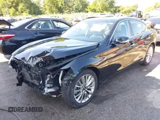 ✅ 2021 Infiniti Q50 Luxe • VIN: JN1EV7BR3MM751865 • Lot: 43249660. Wystawiony na IAAI z przebiegiem 32 917 mil. Bezpłatny archiwum sprzedaży aukcyjnych z USA i szczegółowy raport historii pojazdu na DreamBid. Zdjęcie 2.