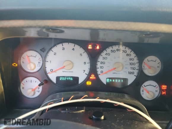 ✅ 2003 Dodge 1500 ST • VIN: 1D7HA18D63S260754 • Лот: 73852204. Размещён на Copart с пробегом 202 496 миль миль. Получите бесплатный доступ к архиву аукционных продаж из США и посмотрите подробный отчёт об истории автомобиля на DreamBid. Изображение 9.