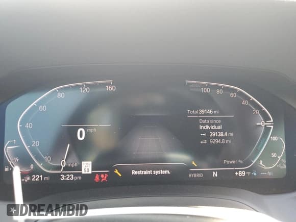 ✅ 2021 BMW 3 Series 330e • VIN: 3MW5P7J03M8B90703 • Lot: 70053515. Listed on Copart with 39,146 mi. Free auction sales archive from the USA and detailed vehicle history report at DreamBid. Image 9.