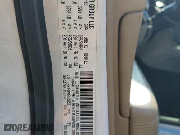 ✅ 2014 Jeep Grand Cherokee Limited • VIN: 1C4RJFBM0EC298501 • Лот: 80999495. Опубликован ранее на Copart с пробегом 170 949 миль. Бесплатный доступ к архиву аукционных продаж из США и подробный отчёт об истории автомобиля на DreamBid. Изображение 13.