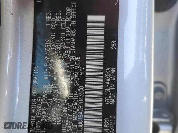 ✅ 2011 Lexus RX 450h • VIN: JTJBC1BA2B2043500 • Lot: 90199935. Listed on Copart with 236,443 mi. Free auction sales archive from the USA and detailed vehicle history report at DreamBid. Image 13.