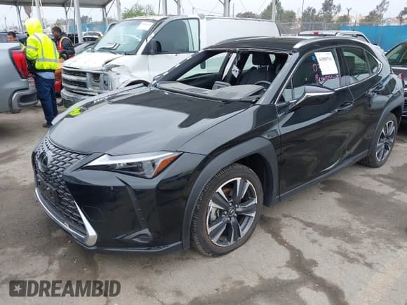 ✅ 2025 Lexus UX 300h • VIN: JTHYBJAH9S2002181 • Lot: 41889761. Listed on IAAI with 5,278 mi. Free auction sales archive from the USA and detailed vehicle history report at DreamBid. Image 2.