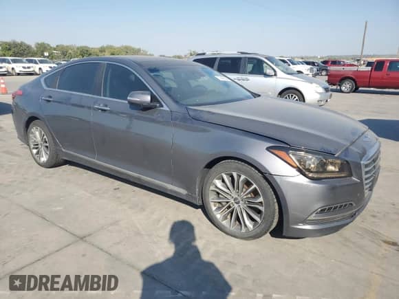 2015 Hyundai Genesis 3.8L z VIN KMHGN4JE3FU093319, wystawiony jako Copart lot #76400394 z przebiegiem 139 752 mil mil oraz Czysty tytuł • Clean title. Historia ofert i sprzedaży dostępna na DreamBid. Obrazek 4.