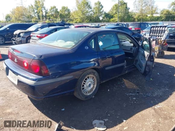 ✅ 2001 Chevrolet Impala • VIN: 2G1WF52E219209206 • Lot: 43387151. Listed on IAAI with 94,960 mi. Free auction sales archive from the USA and detailed vehicle history report at DreamBid. Image 4.