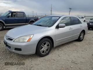 ✅ 2007 Honda Accord LX SE • VIN: JHMCM56347C024633 • Lot: 93850055. Listed on Copart with 159,227 mi. Free auction sales archive from the USA and detailed vehicle history report at DreamBid. Image 1.