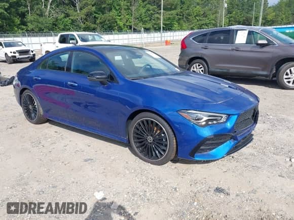 2025 Mercedes-Benz CLA 250 с VIN W1K5J4GB2SN517412, выставлен на аукционе IAAI как лот 42625690 с пробегом 1 047 миль миль и . История ставок и продаж доступна на DreamBid. Изображение 1.