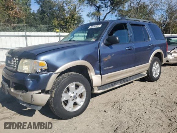 ✅ 2005 Ford Explorer Eddie Bauer • VIN: 1FMZU64K85UB38522 • Lot: 80958904. Wystawiony na Copart z przebiegiem 168 668 mil. Bezpłatny archiwum sprzedaży aukcyjnych z USA i szczegółowy raport historii pojazdu na DreamBid. Zdjęcie 1.