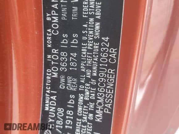 2009 Hyundai Accent Auto GS z VIN KMHCM36C99U106324, wystawiony jako Copart lot #77572094 z przebiegiem 110 210 mil mil oraz Czysty tytuł • Clean title. Historia ofert i sprzedaży dostępna na DreamBid. Obrazek 12.