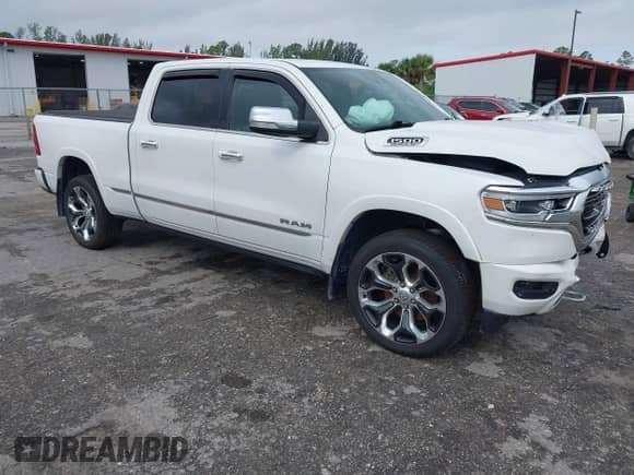 2019 Ram 1500 Limited z VIN 1C6SRFPT3KN774290, wystawiony jako IAAI lot #42413133 z przebiegiem 72 324 mil mil oraz . Historia ofert i sprzedaży dostępna na DreamBid. Obrazek 1.