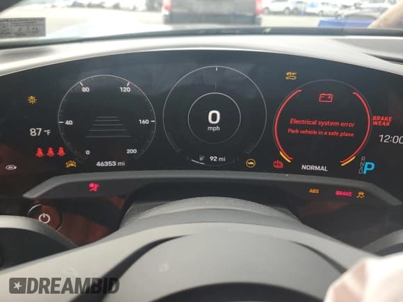 ✅ 2021 Porsche Taycan 4S • VIN: WP0AB2Y1XMSA42728 • Lot: 80683515. Listed on Copart with 46,353 mi. Free auction sales archive from the USA and detailed vehicle history report at DreamBid. Image 9.