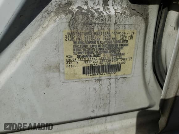 ✅ 2012 Nissan Sentra SR • VIN: 3N1AB6AP6CL756522 • Lot: 86995505. Listed on Copart with 189,409 mi. Free auction sales archive from the USA and detailed vehicle history report at DreamBid. Image 12.