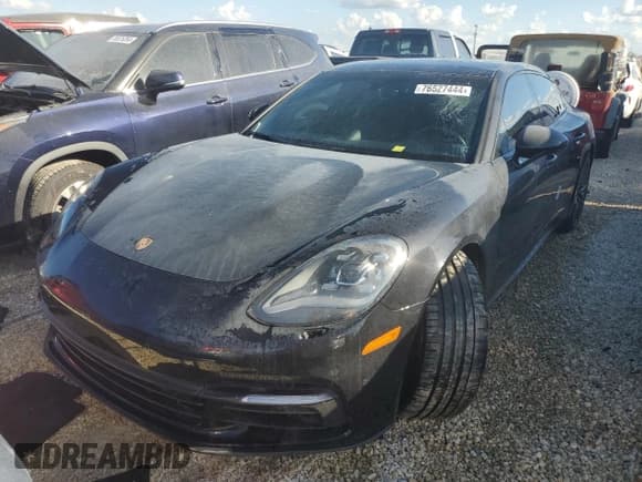 ✅ 2018 Porsche Panamera 4S • VIN: WP0AB2A79JL133815 • Lot: 76527444. Listed on Copart with Not provided. Free auction sales archive from the USA and detailed vehicle history report at DreamBid. Image 1.