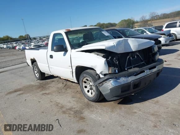 ✅ 2007 Chevrolet Silverado 1500 Work Truck • VIN: 3GCEC14V87G176647 • Lot: 43504725. Listed on IAAI with 187,694 mi. Free auction sales archive from the USA and detailed vehicle history report at DreamBid. Image 1.