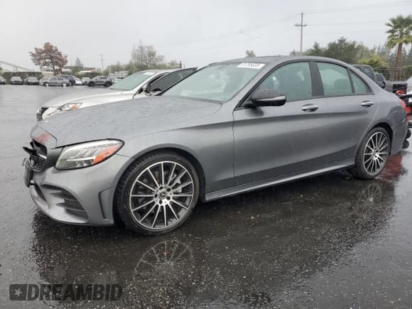 ✅ 2021 Mercedes-Benz C 300 • VIN: W1KWF8DB3MR628578 • Lot: 91295835. Listed on Copart with 42,048 mi. Free auction sales archive from the USA and detailed vehicle history report at DreamBid. Image 1.