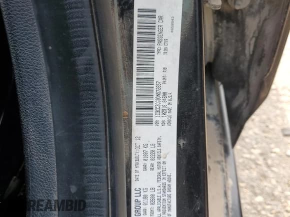 ✅ 2013 Dodge Avenger SXT • VIN: 1C3CDZCG9DN572857 • Лот: 57337494. Опубликован ранее на Copart с пробегом 152 059 миль. Бесплатный доступ к архиву аукционных продаж из США и подробный отчёт об истории автомобиля на DreamBid. Изображение 15.