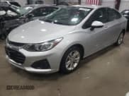 ✅ 2019 Chevrolet Cruze LS • VIN: 1G1BC5SM4K7130525 • Lot: 72665842. Listed on Copart with 56,527 mi. Free auction sales archive from the USA and detailed vehicle history report at DreamBid. Image 1.