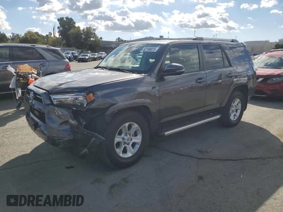 ✅ 2022 Toyota 4Runner SR5 Premium • VIN: JTEFU5JR5N5272686 • Lot: 82198025. Listed on Copart with 56,145 mi. Free auction sales archive from the USA and detailed vehicle history report at DreamBid. Image 1.