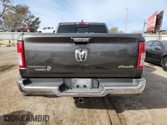 ✅ 2019 Ram 1500 Big Horn • VIN: 1C6RRFFG7KN699385 • Lot: 92470085. Listed on Copart with 58,388 mi. Free auction sales archive from the USA and detailed vehicle history report at DreamBid. Image 6.