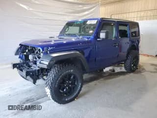 ✅ 2020 Jeep Wrangler Unlimited Black and Tan • VIN: 1C4HJXDG1LW267312 • Lot: 49658135. Listed on Copart with 66,624 mi. Free auction sales archive from the USA and detailed vehicle history report at DreamBid. Image 1.