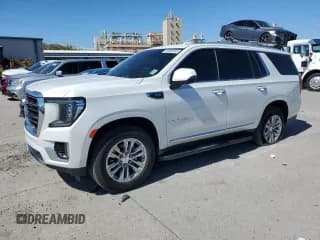 ✅ 2022 GMC Yukon SLT • VIN: 1GKS1BKD7NR227100 • Lot: 49382535. Listed on Copart with 43,638 mi. Free auction sales archive from the USA and detailed vehicle history report at DreamBid. Image 1.
