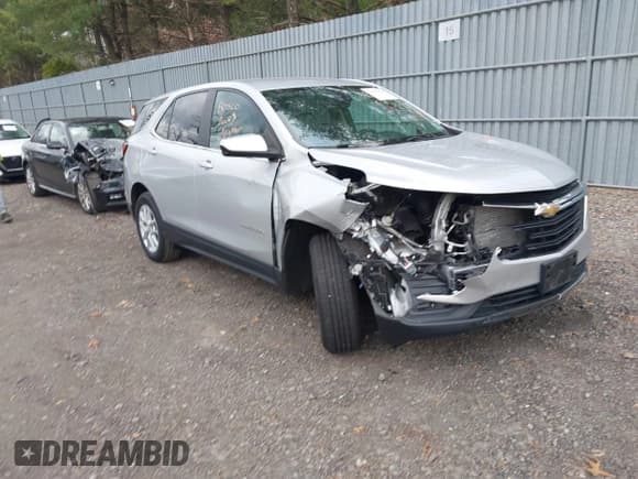 ✅ 2022 Chevrolet Equinox LT • VIN: 3GNAXUEV9NL175182 • Lot: 43687421. Listed on IAAI with 58,701 mi. Free auction sales archive from the USA and detailed vehicle history report at DreamBid. Image 1.