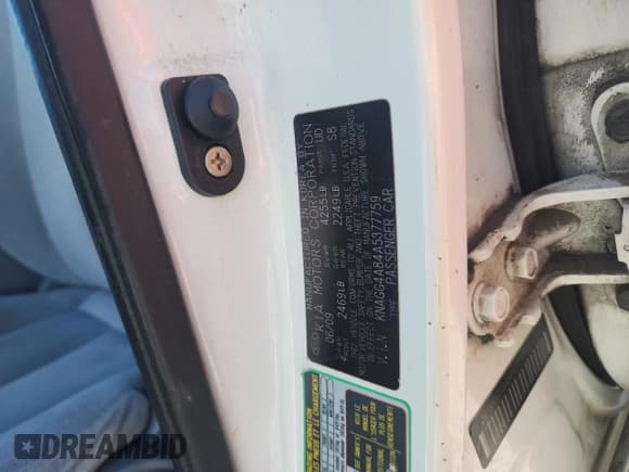 ✅ 2010 Kia Optima LX • VIN: KNAGG4A84A5377759 • Лот: 82579285. Опубликован ранее на Copart с пробегом 194 426 миль. Бесплатный доступ к архиву аукционных продаж из США и подробный отчёт об истории автомобиля на DreamBid. Изображение 12.